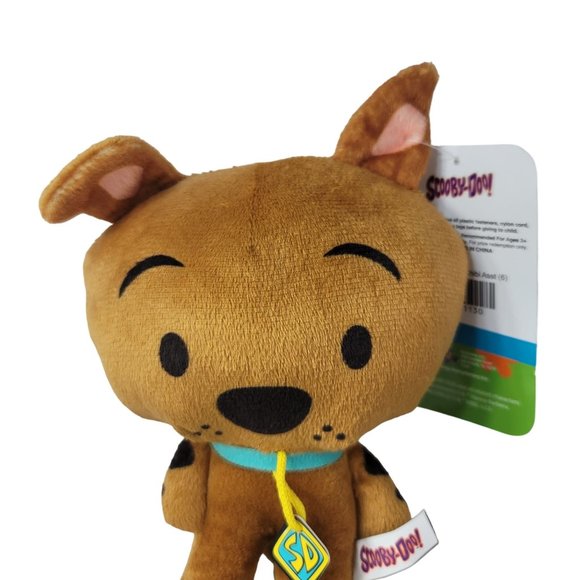 NWT Warner Brothers Scooby Doo Chibi Plush Brown 7" Big Head 2022 Toy Factory - Picture 2 of 12